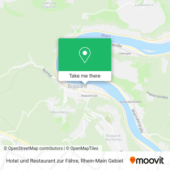 Карта Hotel und Restaurant zur Fähre