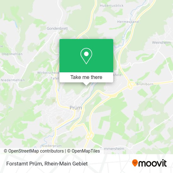 Карта Forstamt Prüm