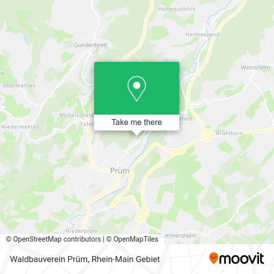 Карта Waldbauverein Prüm