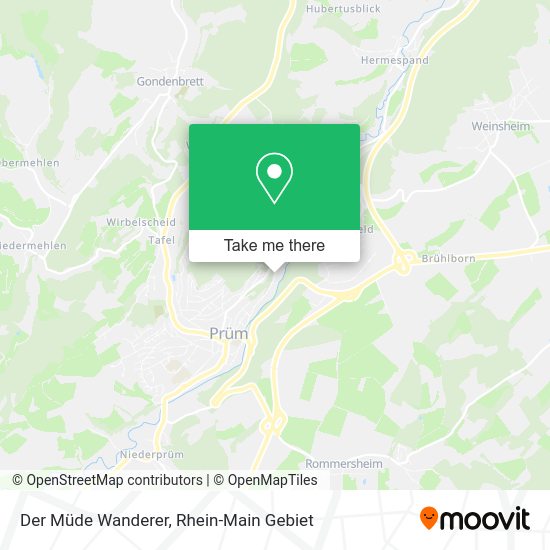 Карта Der Müde Wanderer