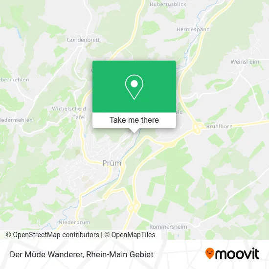 Карта Der Müde Wanderer