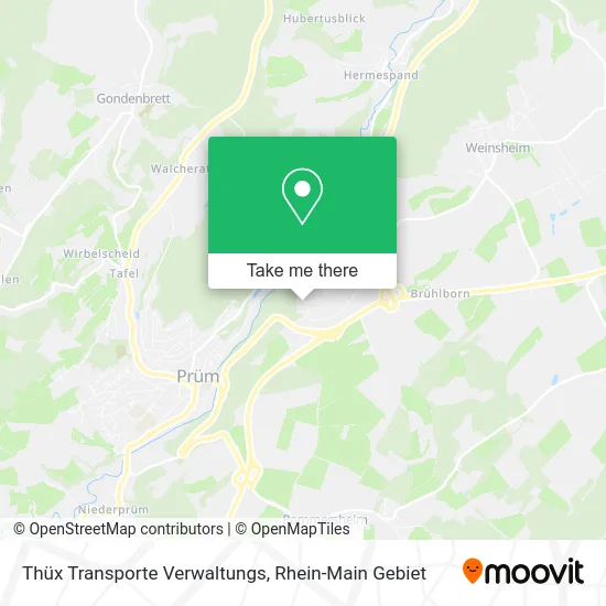 Карта Thüx Transporte Verwaltungs