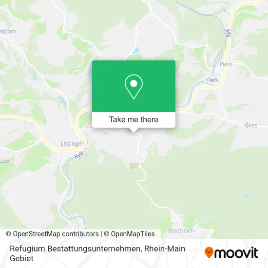 Карта Refugium Bestattungsunternehmen
