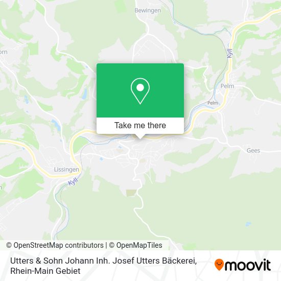 Карта Utters & Sohn Johann Inh. Josef Utters Bäckerei