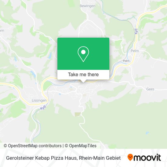 Карта Gerolsteiner Kebap Pizza Haus
