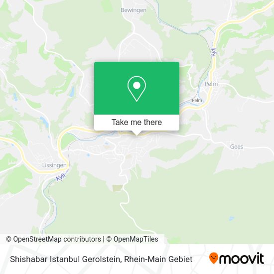 Карта Shishabar Istanbul Gerolstein