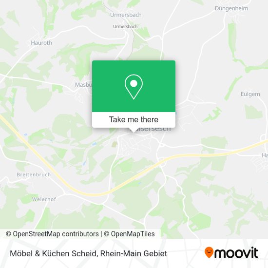 Карта Möbel & Küchen Scheid