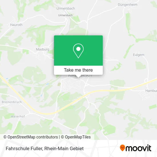 Fahrschule Fuller map