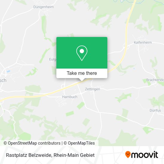 Карта Rastplatz Belzweide