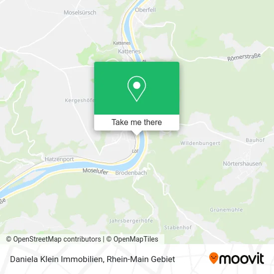 Карта Daniela Klein Immobilien