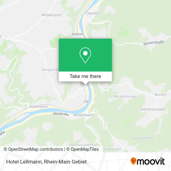 Hotel Lellmann map