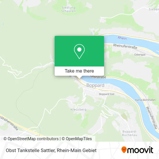 Карта Obst Tankstelle Sattler