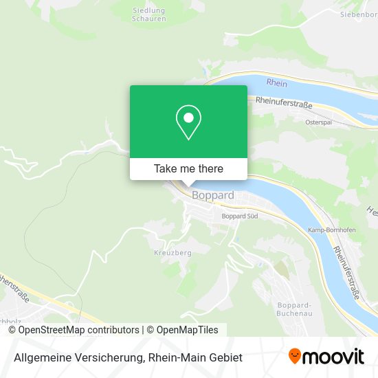 Карта Allgemeine Versicherung