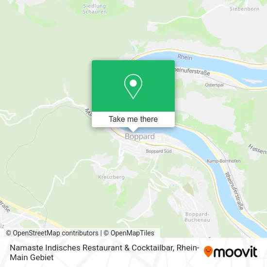 Карта Namaste Indisches Restaurant & Cocktailbar