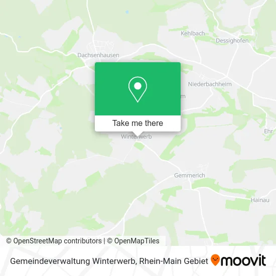 Карта Gemeindeverwaltung Winterwerb