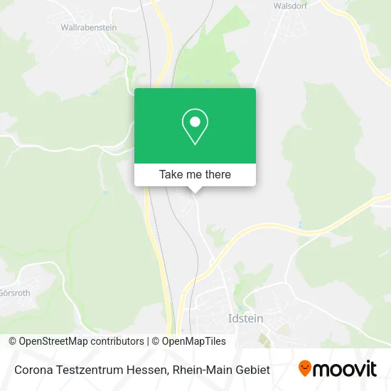 Карта Corona Testzentrum Hessen