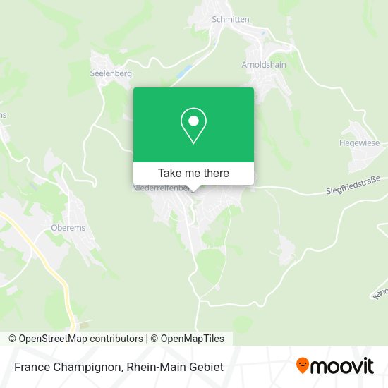 Карта France Champignon