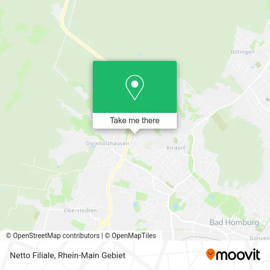 Netto Filiale map