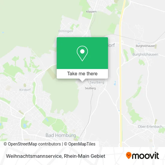 Карта Weihnachtsmannservice