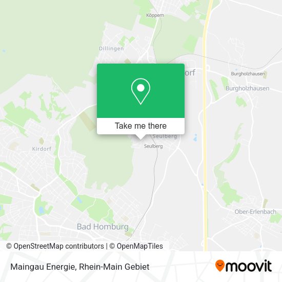 Карта Maingau Energie