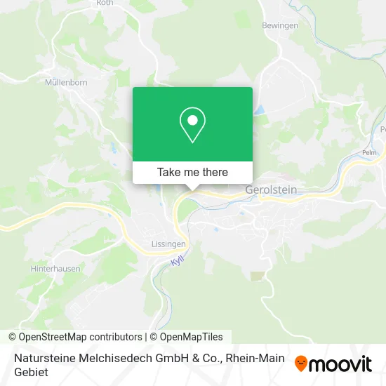 Карта Natursteine Melchisedech GmbH & Co.