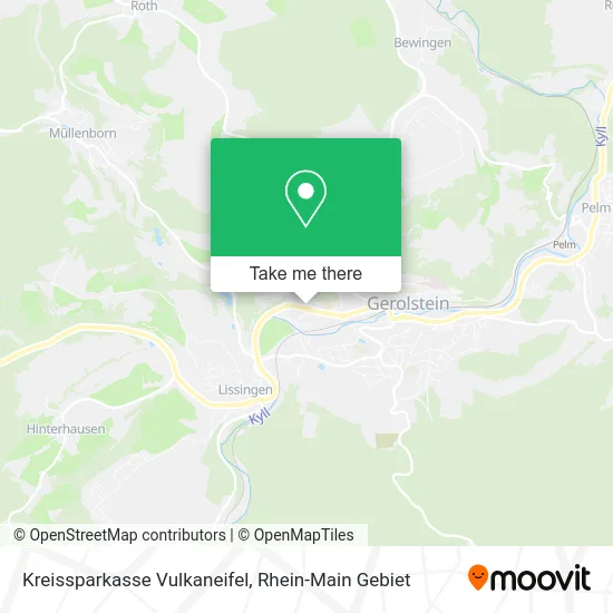Карта Kreissparkasse Vulkaneifel