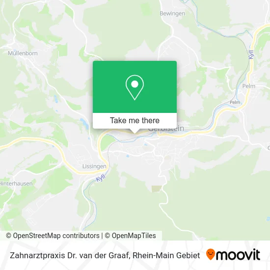 Карта Zahnarztpraxis Dr. van der Graaf