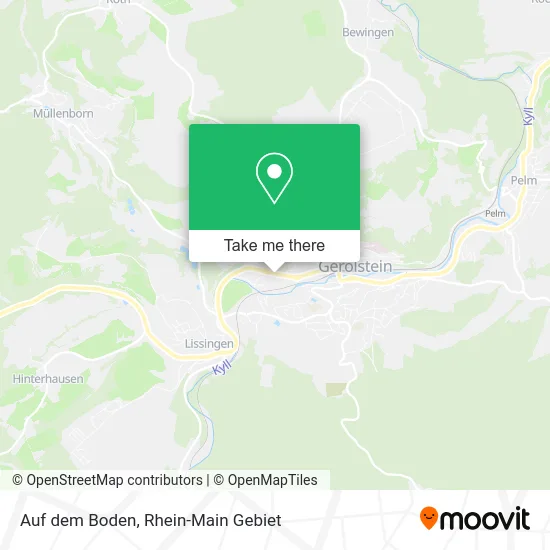 Карта Auf dem Boden