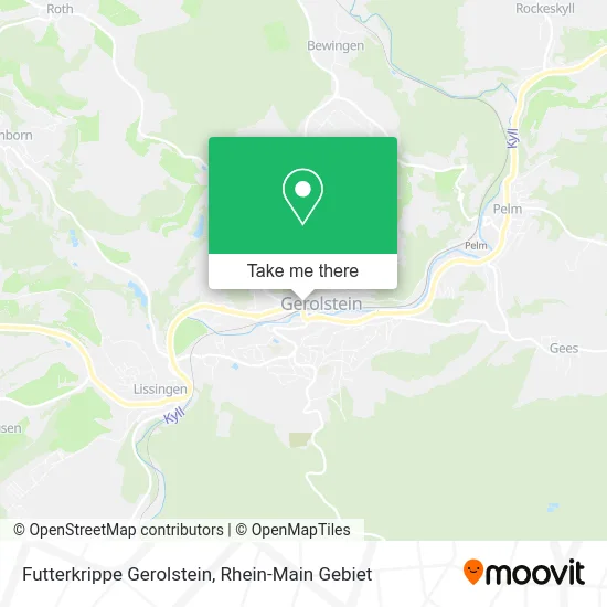 Карта Futterkrippe Gerolstein