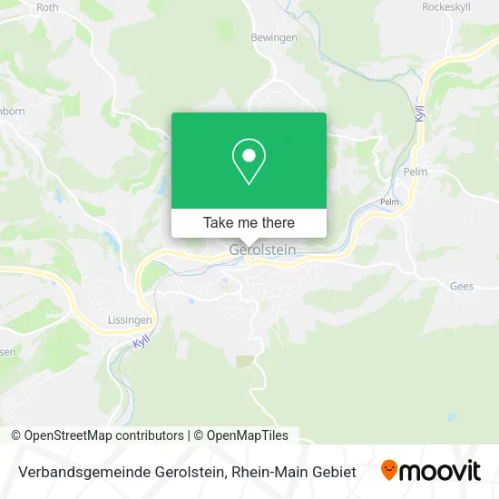 Карта Verbandsgemeinde Gerolstein