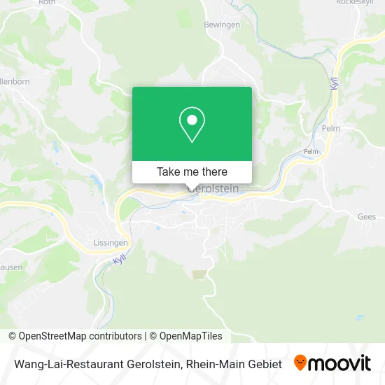 Карта Wang-Lai-Restaurant Gerolstein