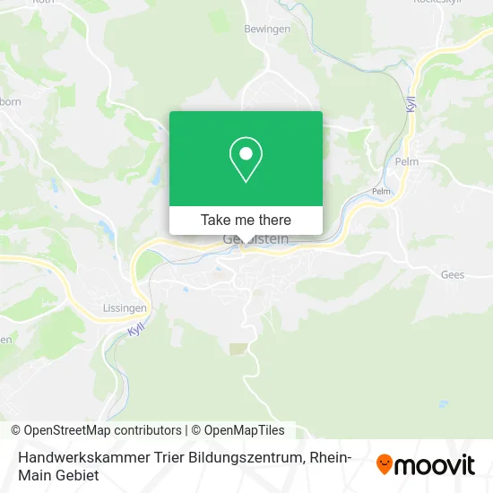 Карта Handwerkskammer Trier Bildungszentrum