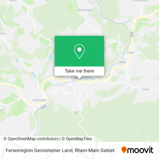 Карта Ferienregion Gerolsteiner Land