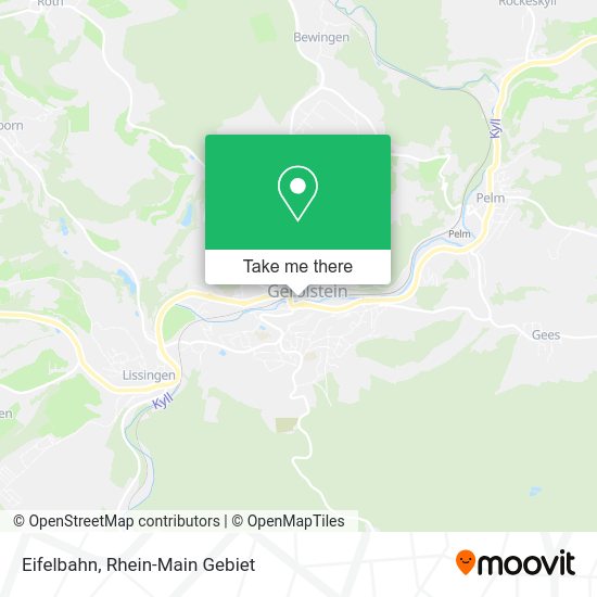 Карта Eifelbahn