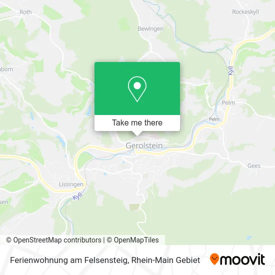 Карта Ferienwohnung am Felsensteig