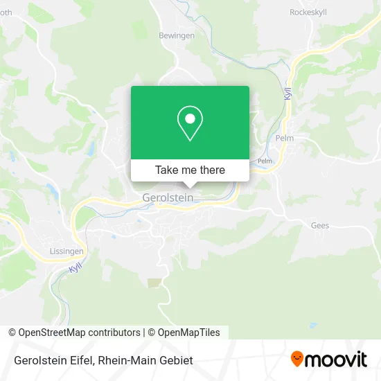 Карта Gerolstein Eifel