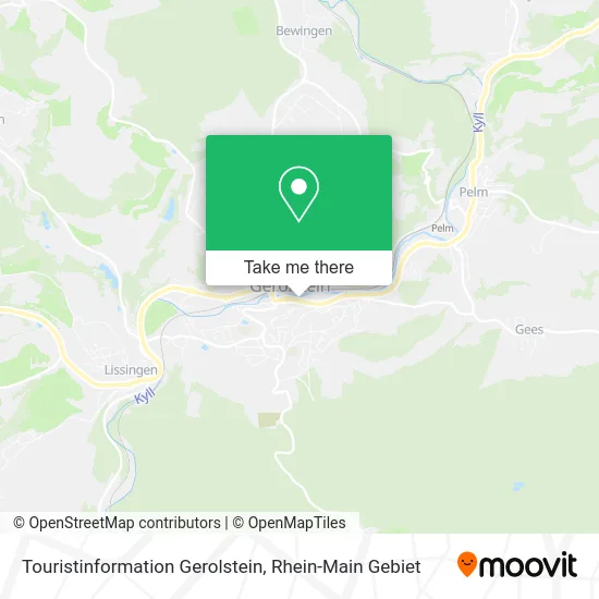 Карта Touristinformation Gerolstein