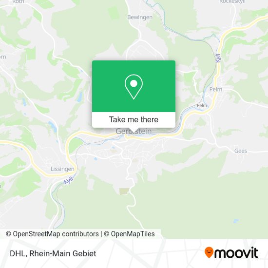 Карта DHL