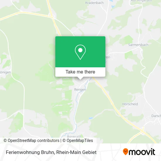 Карта Ferienwohnung Bruhn
