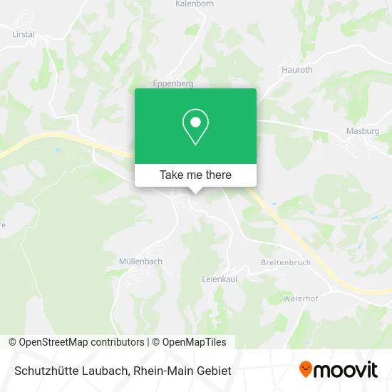 Карта Schutzhütte Laubach