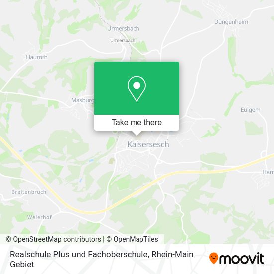 Карта Realschule Plus und Fachoberschule