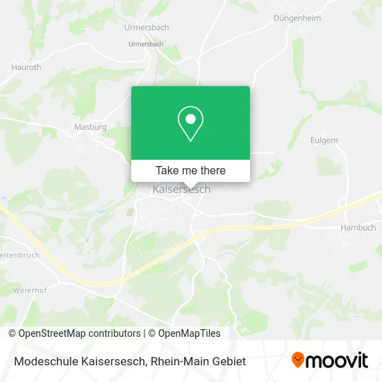 Карта Modeschule Kaisersesch