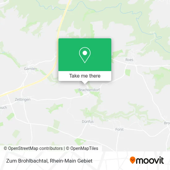 Карта Zum Brohlbachtal