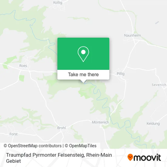 Карта Traumpfad Pyrmonter Felsensteig