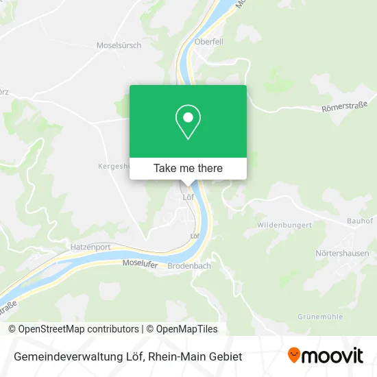 Карта Gemeindeverwaltung Löf