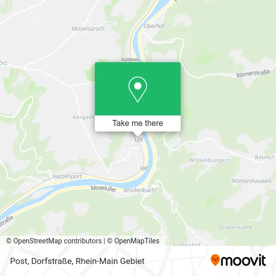 Карта Post, Dorfstraße