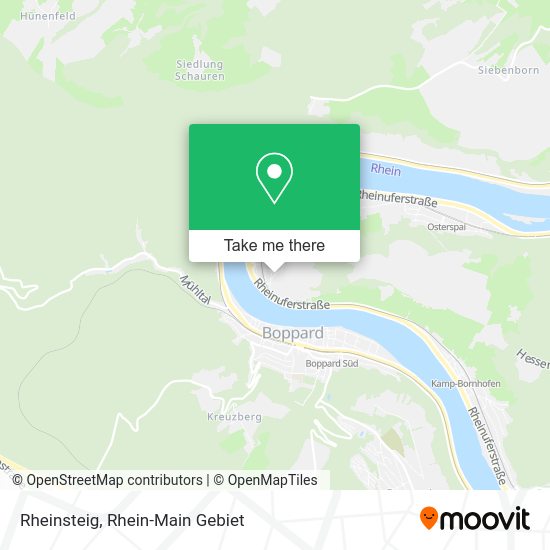 Карта Rheinsteig