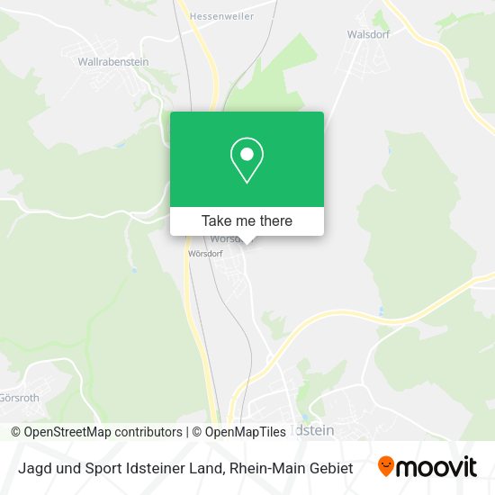 Карта Jagd und Sport Idsteiner Land