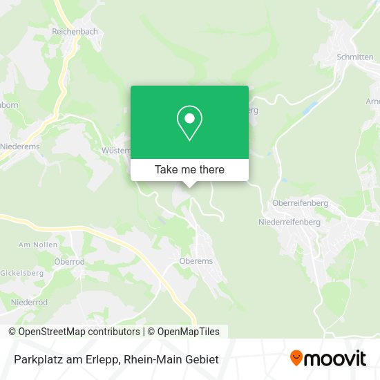 Карта Parkplatz am Erlepp
