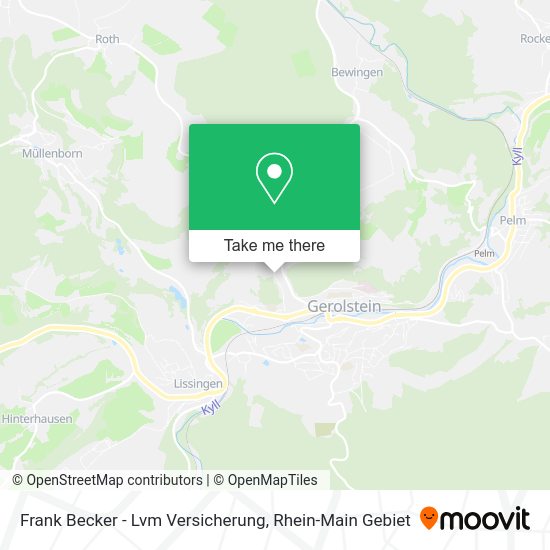Карта Frank Becker - Lvm Versicherung